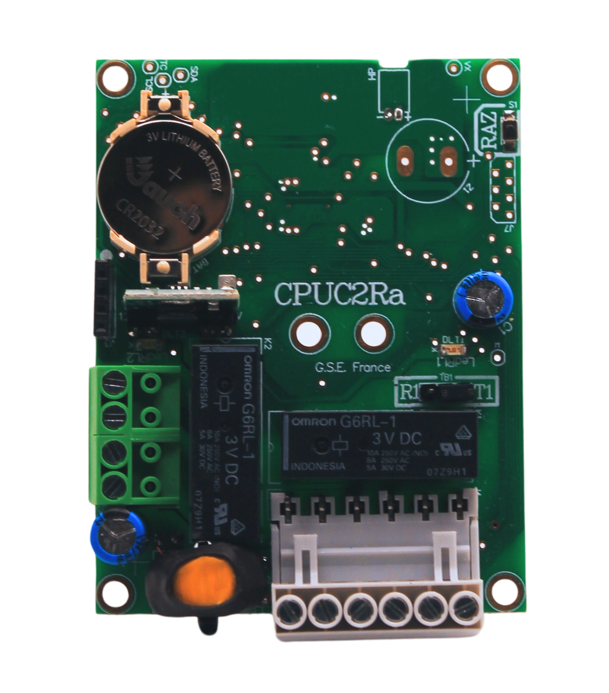 Carte électronique CpUC3A ou CpUC2Ra