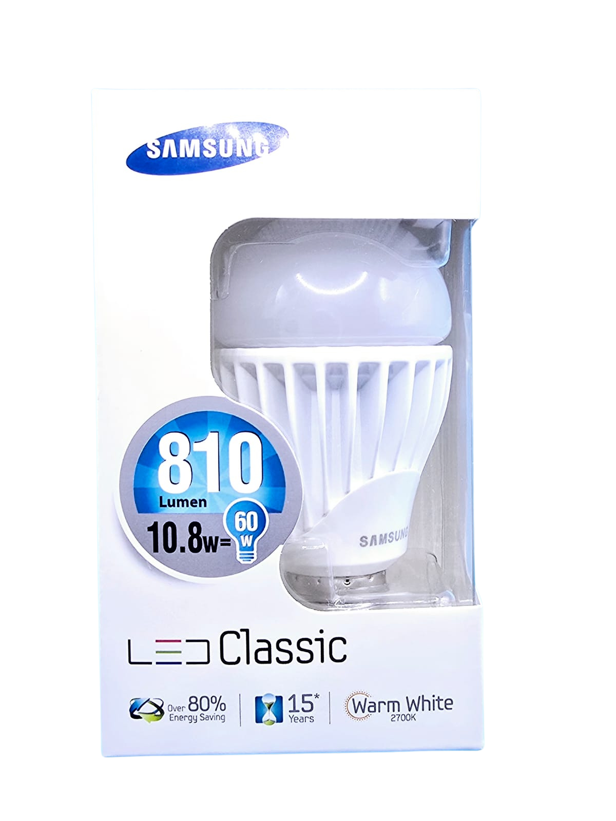 Ampoules SAMSUNG LED classic E27 socket 810lu 10.8W=60W