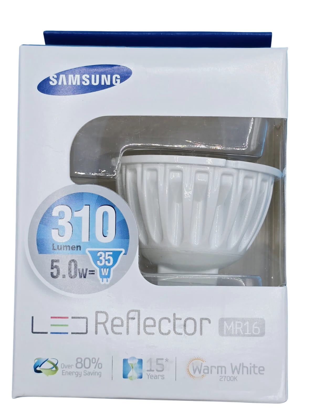 Ampoules Samsung MR16 GU5.3 avec culot broche Led reflector 310lm blanc chaud Warm white